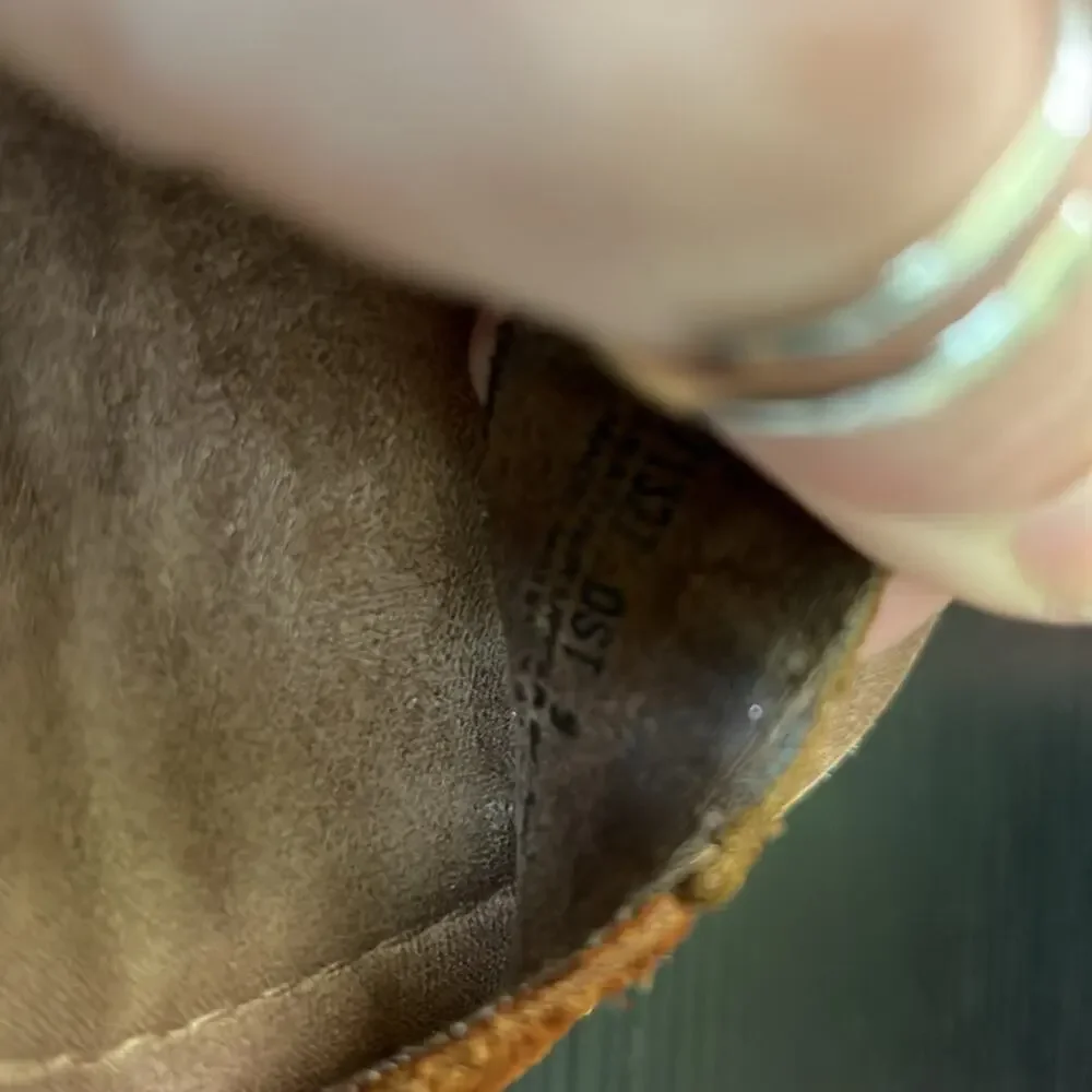 Minnetonka Fringe Suede Platform Wedge Sandals - Brown